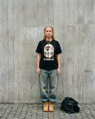 Bape Big Head Plaid T-shirt Black