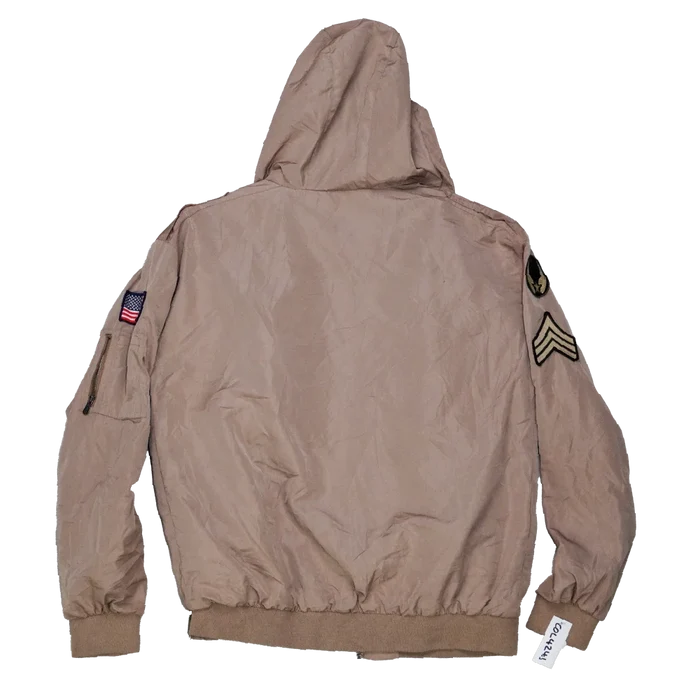 CSG Military Style Jacket with Patches - Large - Army & Outdoors - Field Jackets