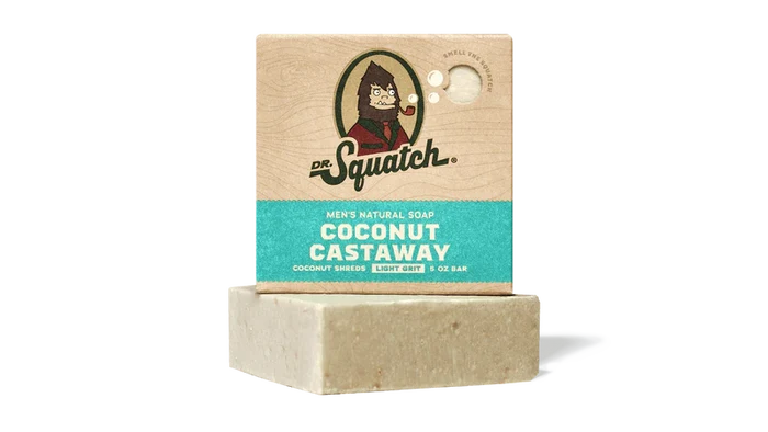 Dr. Squatch Coconut Castaway, Sæbeblok Dr. Squatch