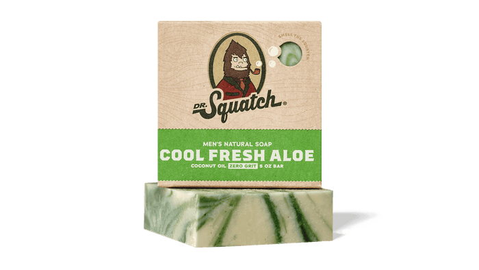 Dr. Squatch Cool Fresh Aloe, Sæbeblok Dr. Squatch