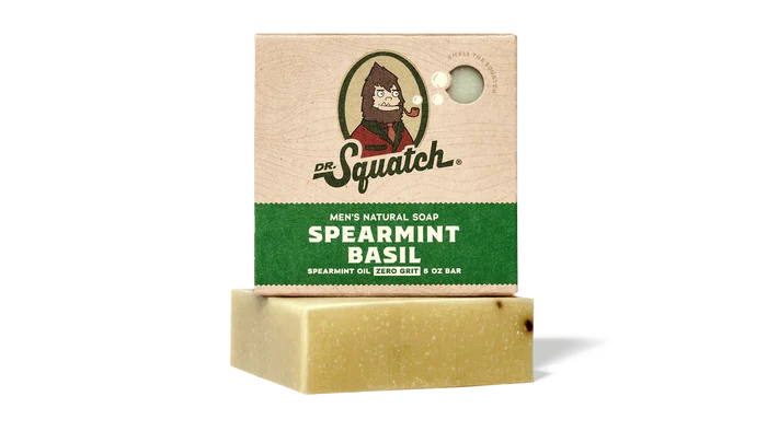 Dr. Squatch Spearmint Basil, Sæbeblok Dr. Squatch