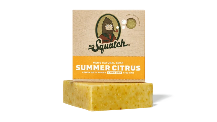 Dr. Squatch Summer Citrus, Sæbeblok Dr. Squatch
