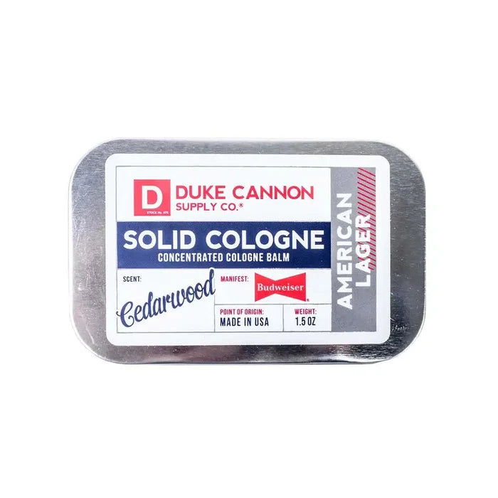 Duke Cannon Solid Parfume, American Lager Duke Cannon Supply Co.