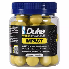 Duke Impact Rubber Projectiles .68, 50 stk Duke Defence