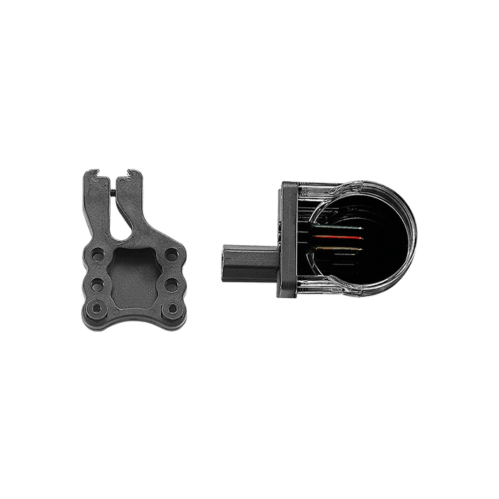 Fiberoptisk sigte til buer i sort design fra EK Archery