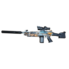 Gelgun M249, Blå/Orange HHA Blasters