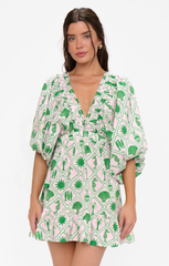 Hadley Mini Dress ~ Coastal Collage