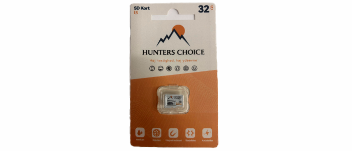 Hunters Choice Micro SD Kort, 32GB, U3