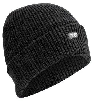 Mil-Tec Thinsulate Strik Hue, Sort Miltec