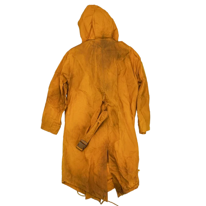Production Made Yellow Canvas Parka with Hood - Medium, Item 2 - Film Production Used - Parkas