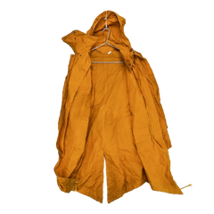 Production Made Yellow Canvas Parka with Hood - Medium, Item 2 - Film Production Used - Parkas
