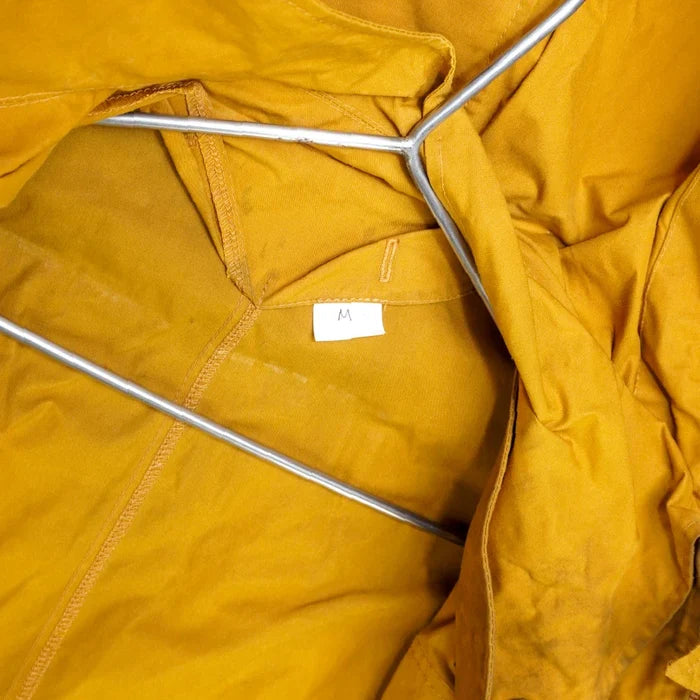Production Made Yellow Canvas Parka with Hood - Medium, Item 2 - Film Production Used - Parkas