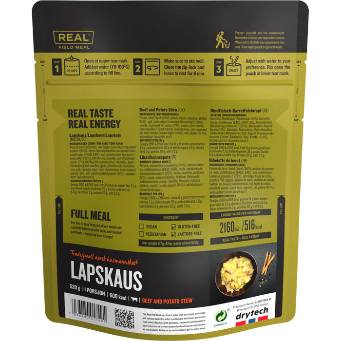 Real Field Meal, Labskovs Real
