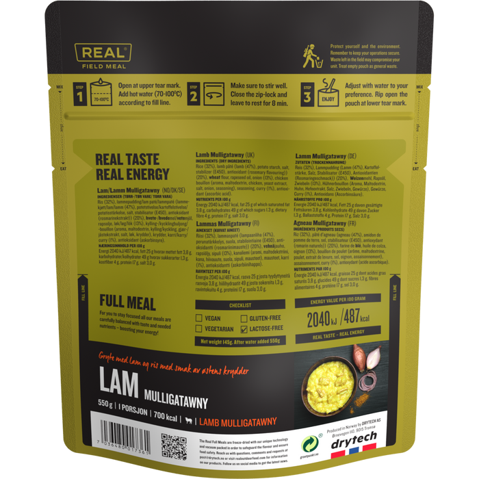 Real Field Meal, Lam Mulligatawny Real