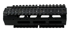 R.I.S til M4 airsoft gevær front, med monteringspunkter