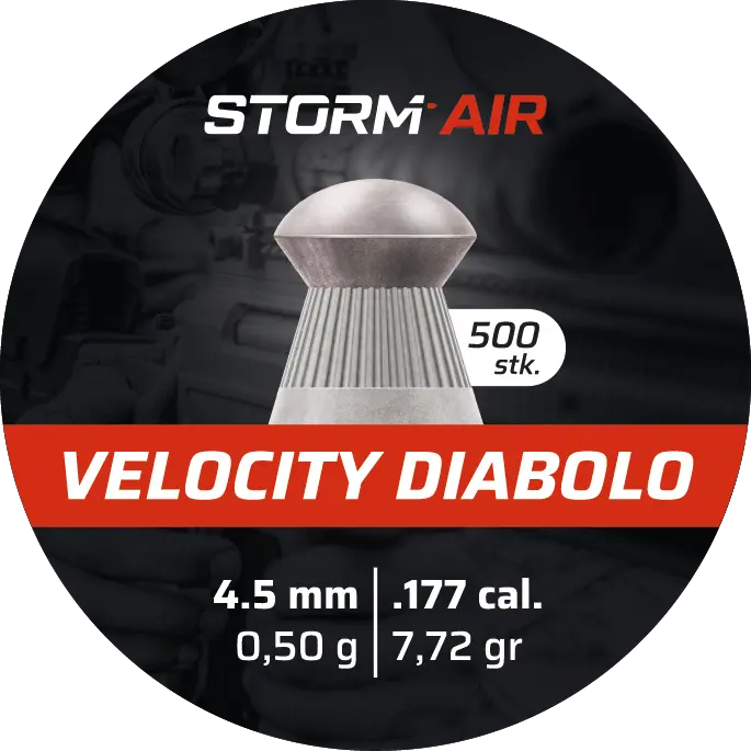 Storm Air Velocity Diabolo haglpakke 4,5mm 500 stk