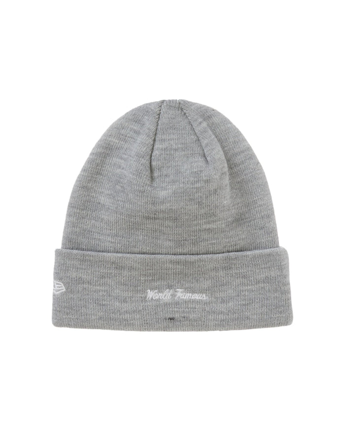 Supreme New Era Box Logo Beanie (FW22) Heather Grey