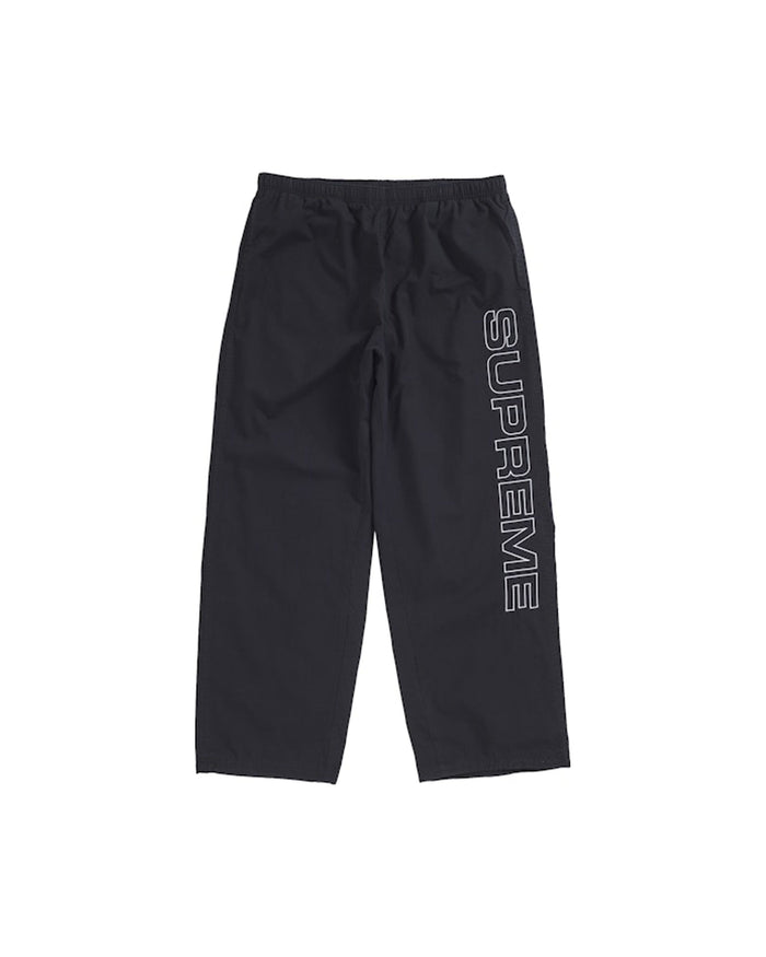 Supreme Spellout Embroidered Ripstop Track Pant Black