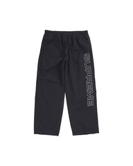 Supreme Spellout Embroidered Ripstop Track Pant Black