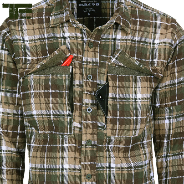 TF2215 Flannel Skjorte Task Force 2215