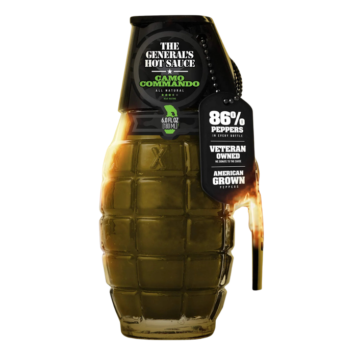 TGHS Camo Commando Hot Sauce The General's Hot Sauce