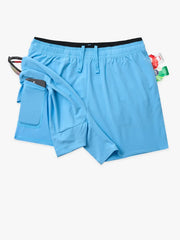 The Afternoon Blues 5.5" (Ultimate Training Short with Hidden Liner) - Image 2 - Chubbies Shorts