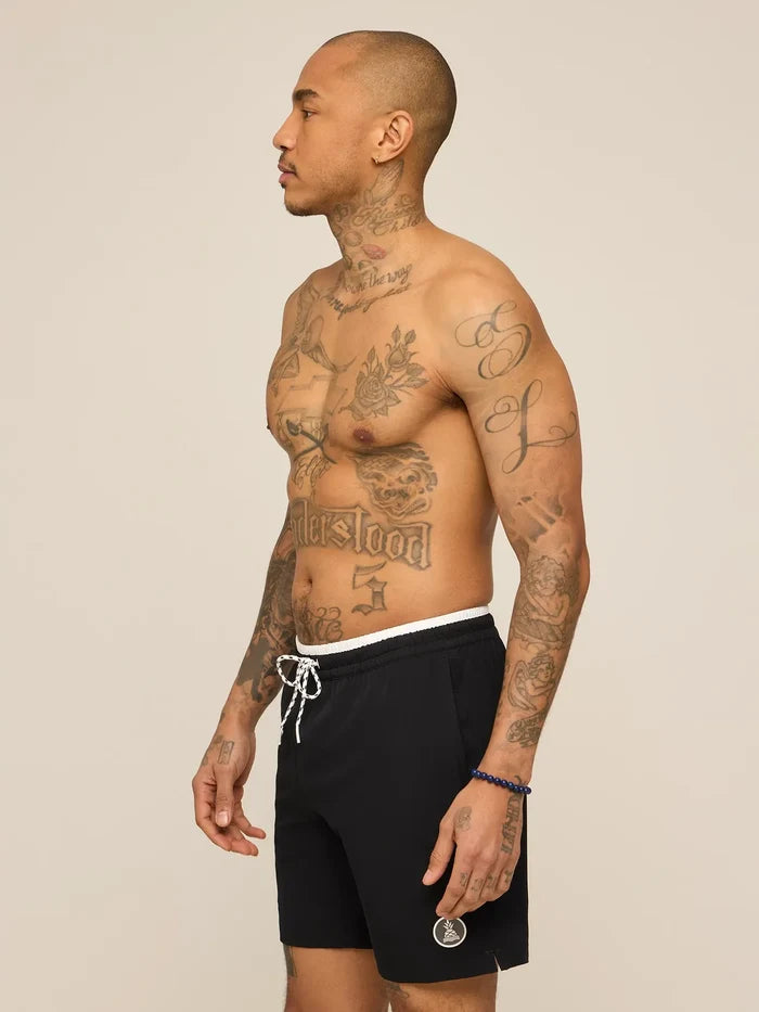 The Capes 7" (Classic Lined Swim Trunk) - blue liner - Image 3 - Chubbies Shorts