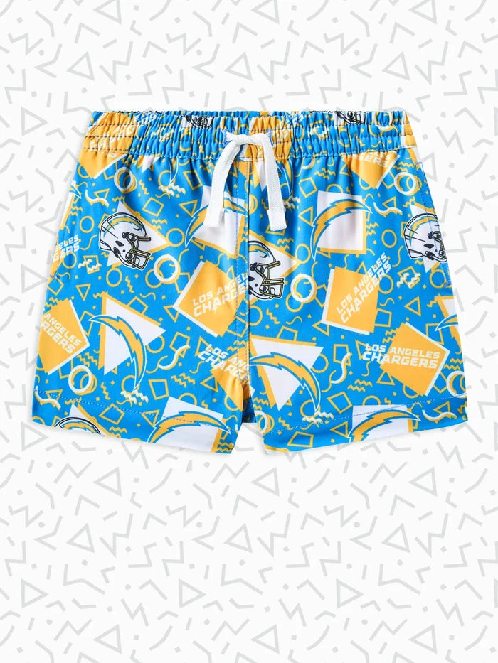 The Chargers Game Day Fit (Toddler Swim Trunk) - Image 1 - Chubbies Shorts