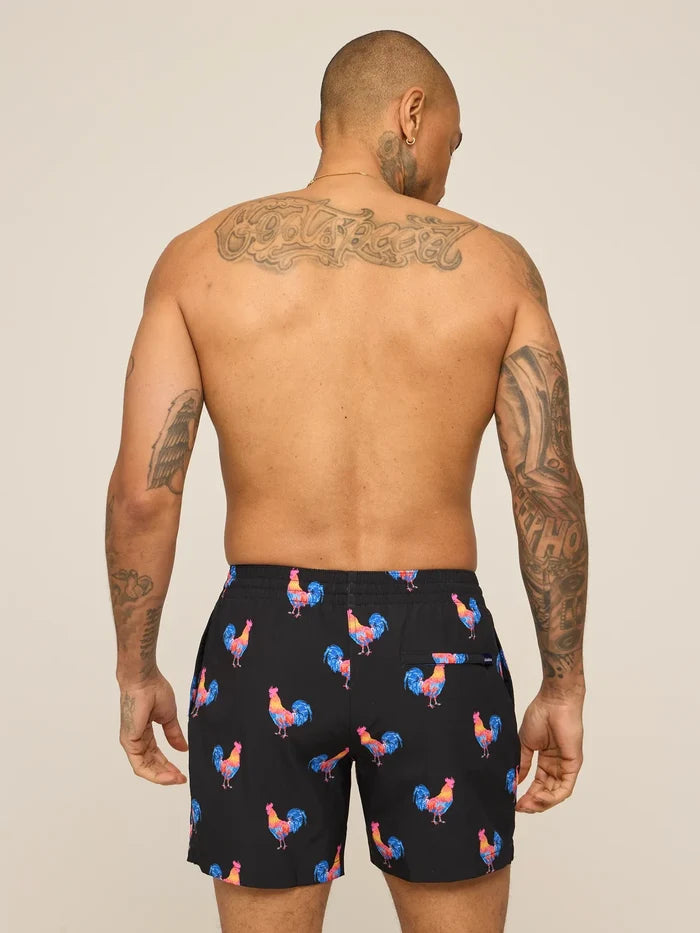 The Cockadoodle Doozies 5.5" (Classic Lined Swim Trunk) - Image 2 - Chubbies Shorts