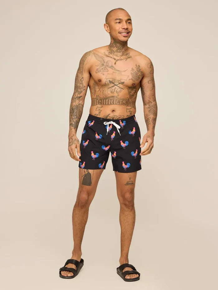 The Cockadoodle Doozies 5.5" (Classic Swim Trunk) - Image 4 - Chubbies Shorts