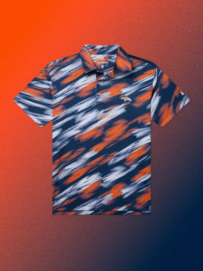 The Color Blitz Broncos (Polo) - Image 1 - Chubbies Shorts