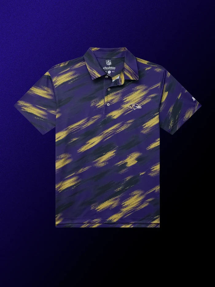 The Color Blitz Ravens (Polo) - Image 1 - Chubbies Shorts