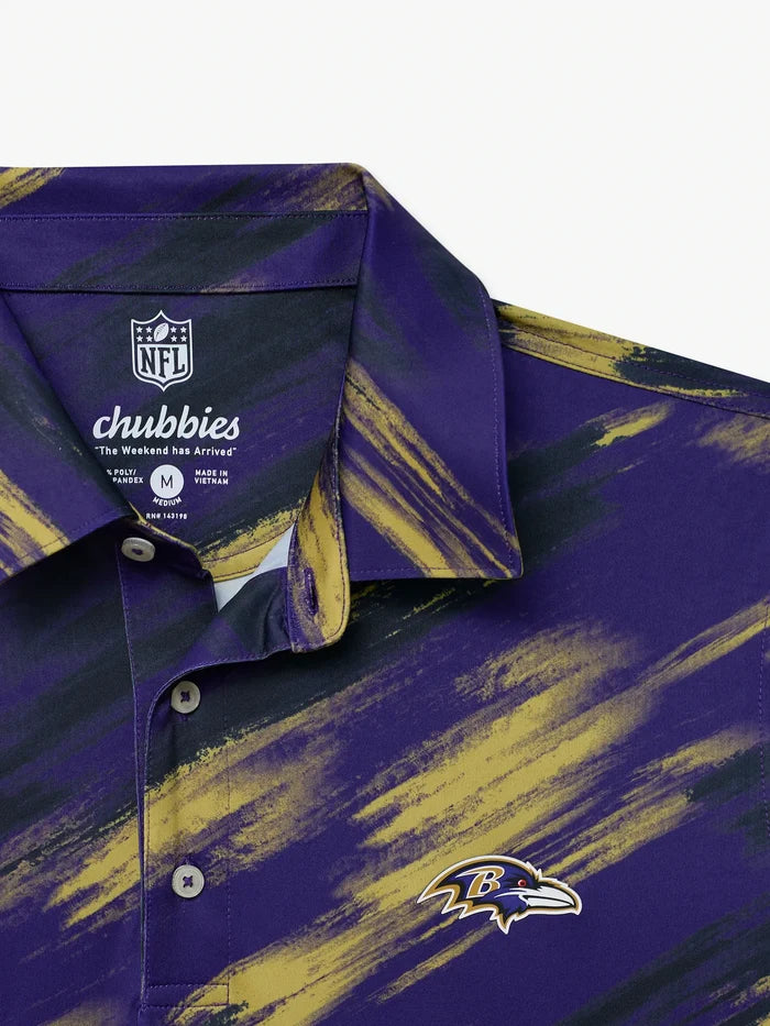 The Color Blitz Ravens (Polo) - Image 3 - Chubbies Shorts