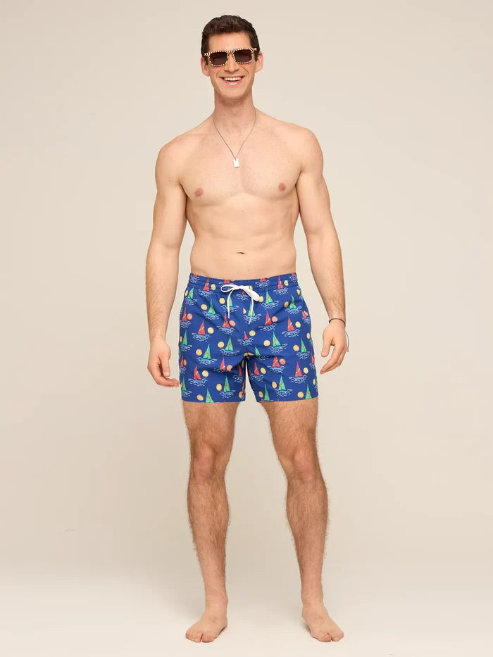 The Come Sail Aways 5.5" (Classic Lined Swim Trunk) - Image 5 - Chubbies Shorts