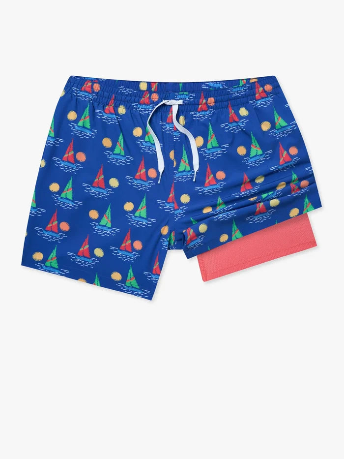 The Come Sail Aways 5.5" (Classic Lined Swim Trunk) - Image 5 - Chubbies Shorts