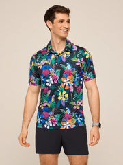 The Deep Floral (Performance Polo) - Image 1 - Chubbies Shorts