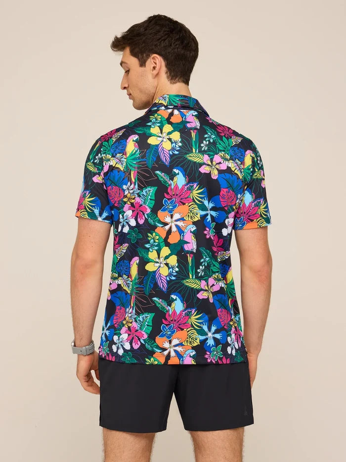 The Deep Floral (Performance Polo) - Image 2 - Chubbies Shorts