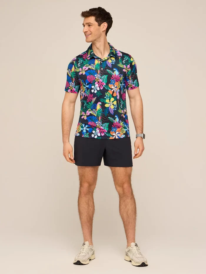 The Deep Floral (Performance Polo) - Image 4 - Chubbies Shorts