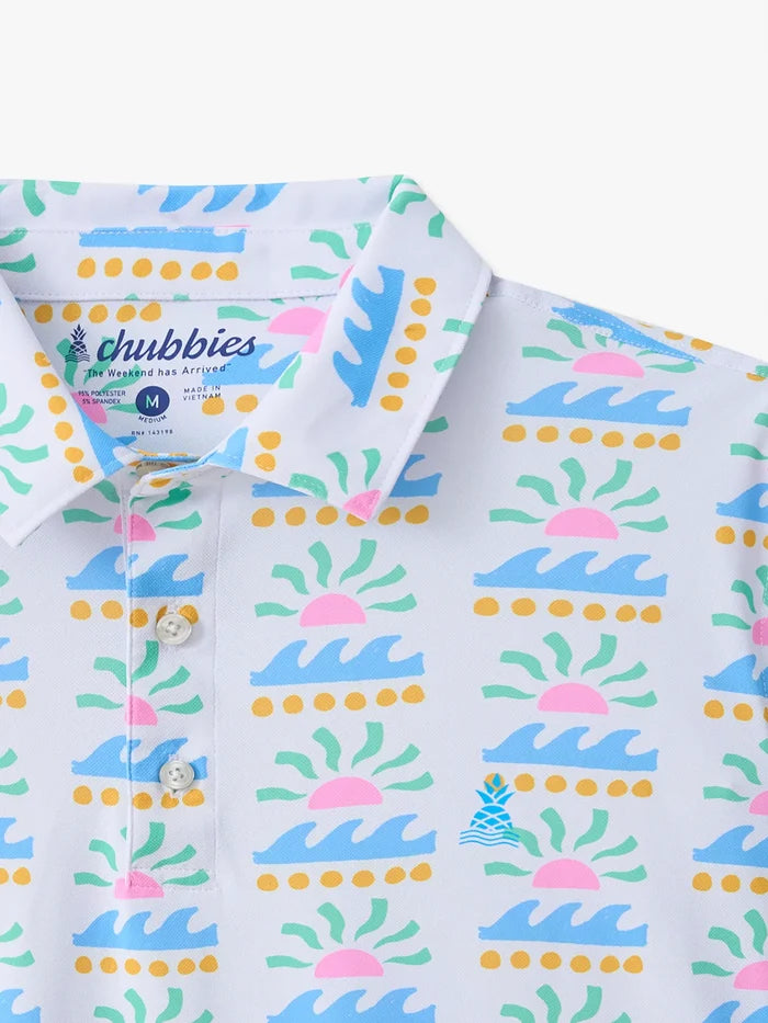 The Easygoer (Range Polo)- Solar Flare - Image 2 - Chubbies Shorts