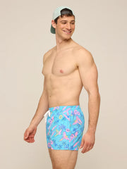 The Flock Parties 4" (Classic Lined Swim Trunk) - Image 3 - Chubbies Shorts