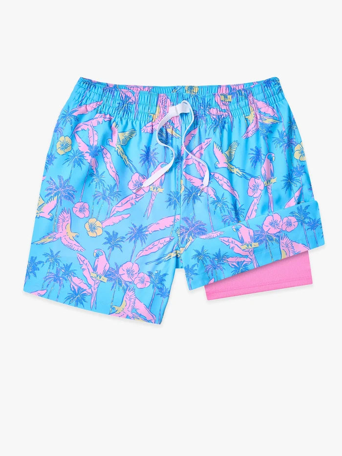 The Flock Parties 5.5" (Classic Lined Swim Trunk) - Image 2 - Chubbies Shorts