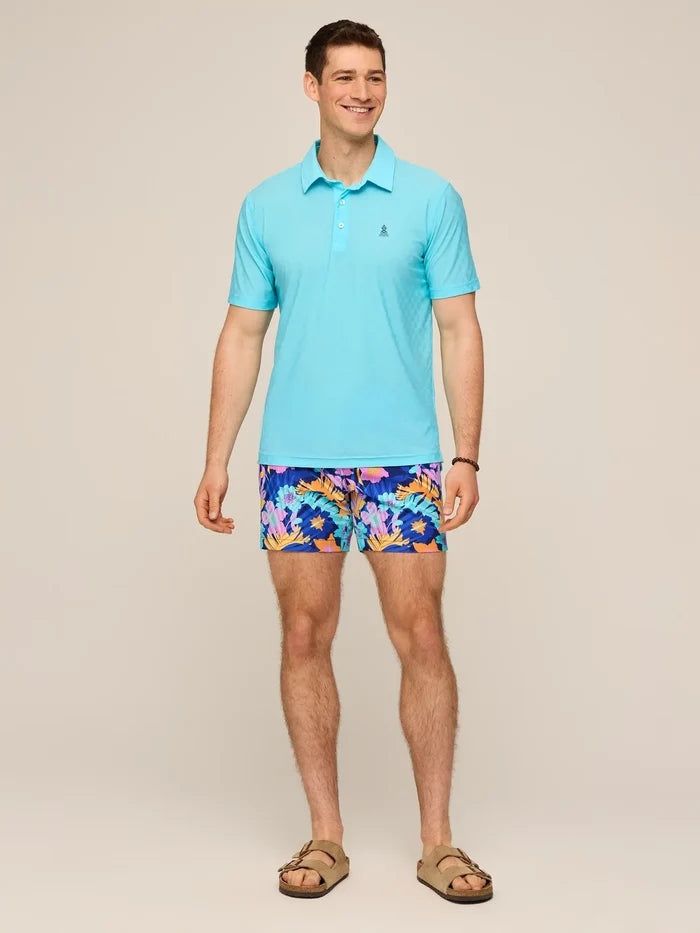 The Frozen Lake (Textured Performance Polo) - Image 5 - Chubbies Shorts