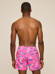 The Great Pink Sharks 5.5" (Classic Swim Trunk) - Image 2 - Chubbies Shorts