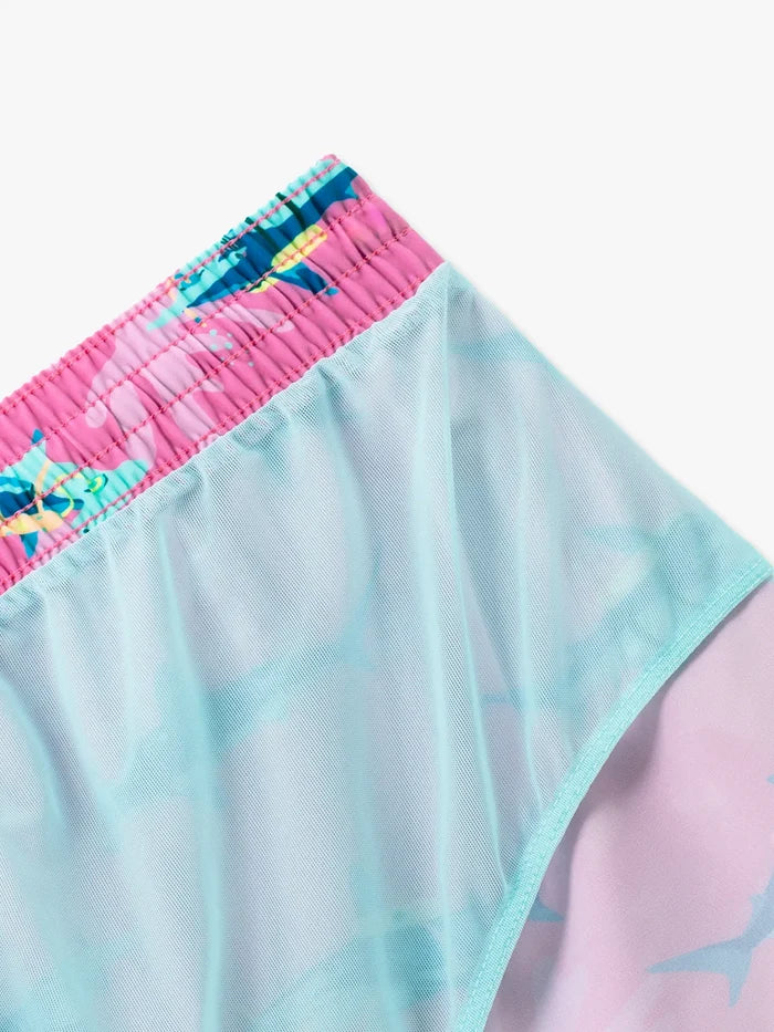 The Great Pink Sharks 5.5" (Classic Swim Trunk) - Image 2 - Chubbies Shorts