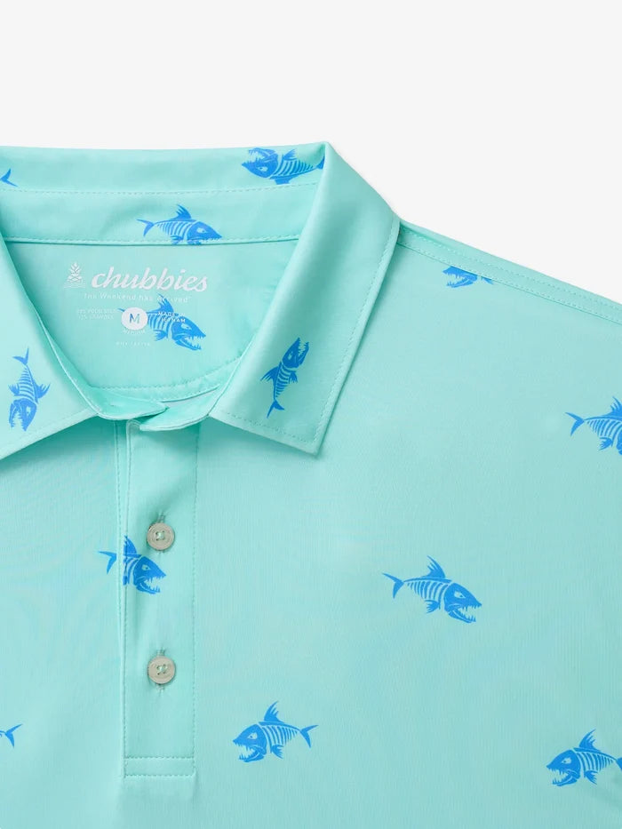 The I Feel It In My Bones (Performance Polo)- Green - Image 2 - Chubbies Shorts