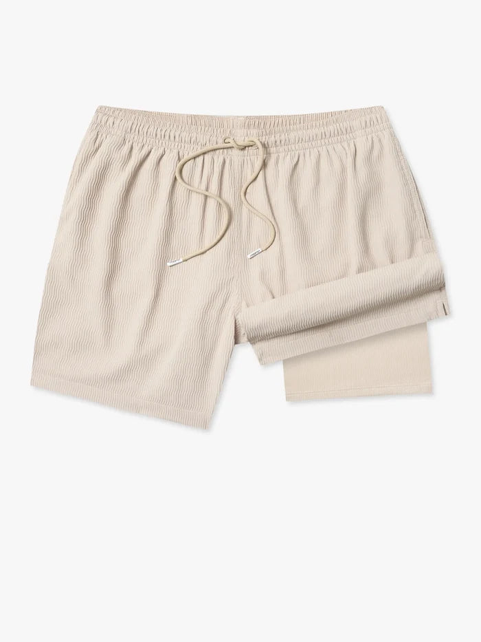 The Khakinator 5.5" (Textured Lined Swim) - Image 1 - Chubbies Shorts