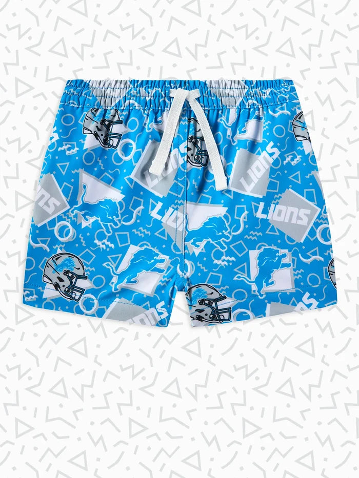 The Lions Game Day Fit (Toddler Swim Trunk) - Image 1 - Chubbies Shorts