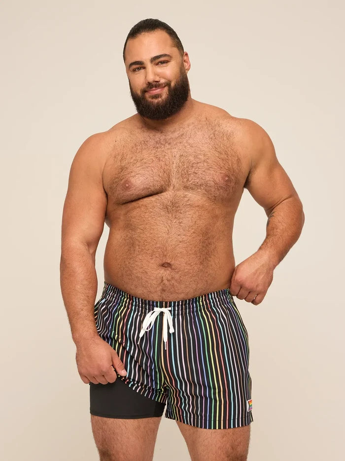 The Luminous Identity 4" (Classic Lined Swim Trunk) - Image 1 - Chubbies Shorts
