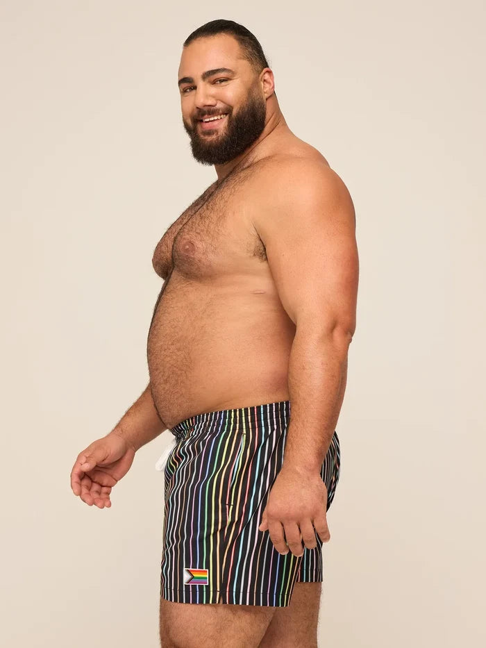 The Luminous Identity 4" (Classic Lined Swim Trunk) - Image 3 - Chubbies Shorts