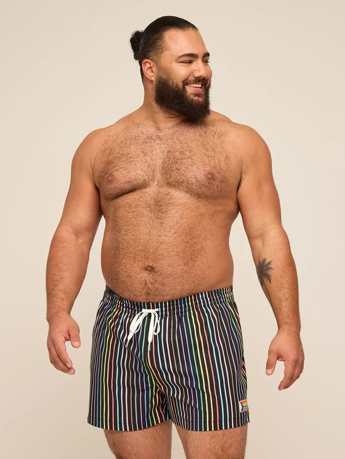 The Luminous Identity 4" (Classic Lined Swim Trunk) - Image 4 - Chubbies Shorts